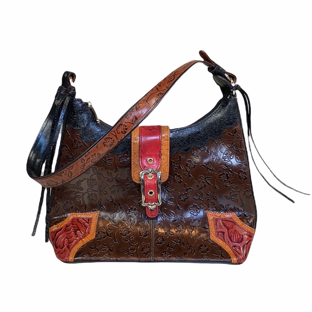 M.C. Leather Las Vegas Patchwork Western Purse
